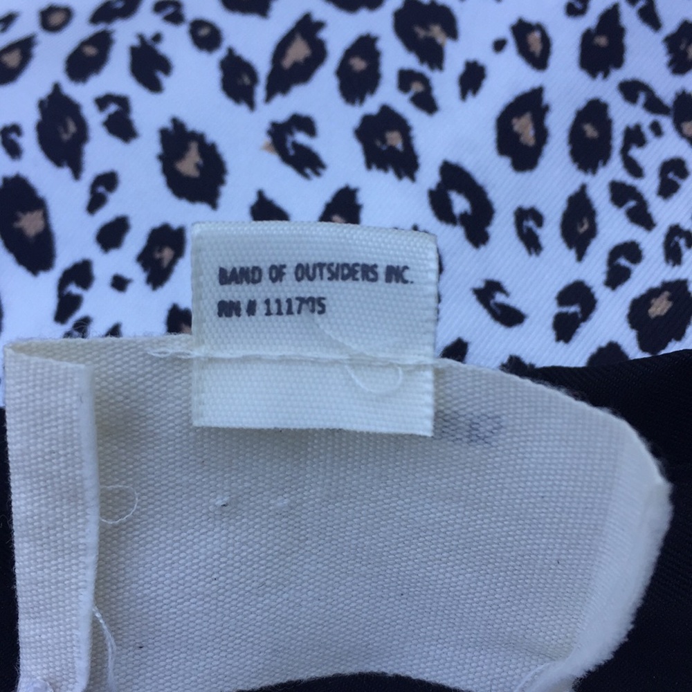 BAND OF OUTSIDERS 100% Silk Leopard Ombre Top - Picture 12 of 16
